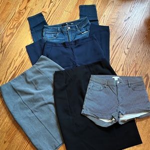 Closet Clear Out! 1 week only! 5-Piece Bundle Women’s Size 6 Pants Skirts Shorts